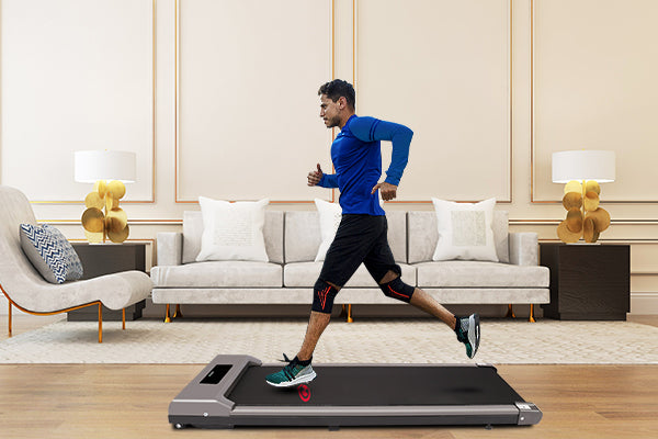 Space Saving Motorised Treadmil Workout