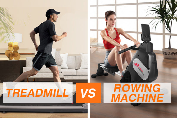 Treadmill and Rowing Machine