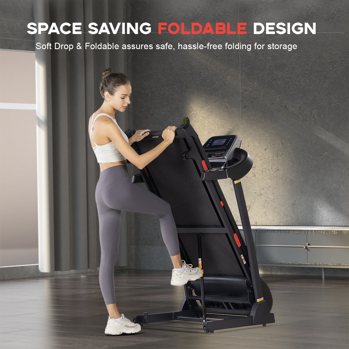 Commercial Treadmill, Speed 1-16KM/H, 0-15% Auto Incline