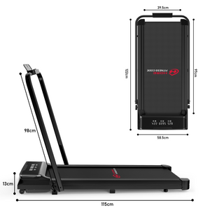 Brushless Motor Treadmill Walking Pad 1-10KM/H Under Desk Treadmill with Low Noise