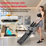 Folding Treadmill Q8, Speed 1-12KM/H, 12 Pre-set Programs