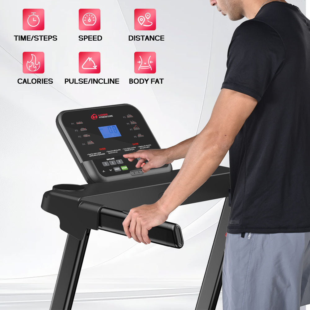 Commercial Treadmill, Speed 1-16KM/H, 0-15% Auto Incline