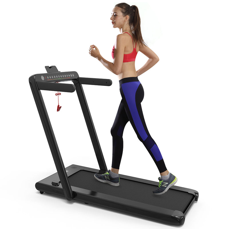 Folding Treadmill, 1-12KM/H Treadmill for Home Use with Bluetooth Spea ...